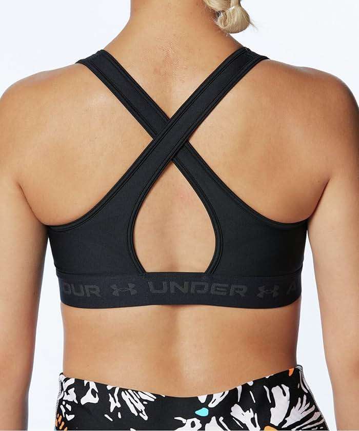 Under Armour Women’s Crossback Mid Impact Sports Bra - Image 3