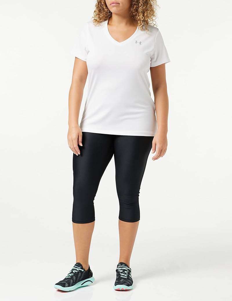 Under Armour Women's HeatGear High Waisted Pocketed Capri - Image 2