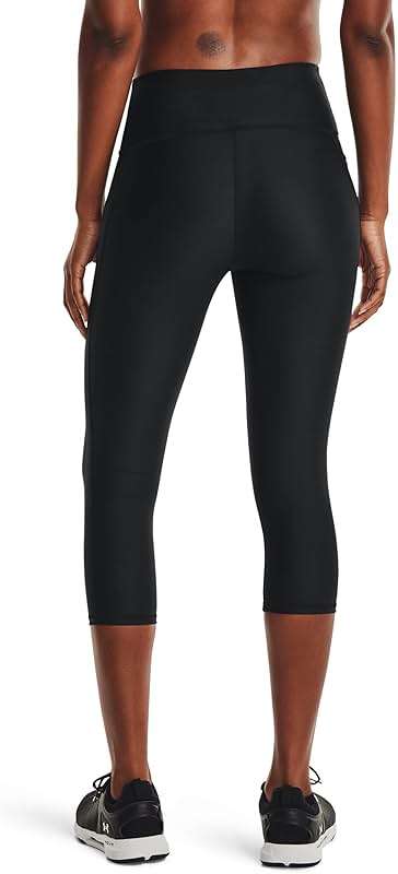 Under Armour Women's HeatGear High Waisted Pocketed Capri - Image 3
