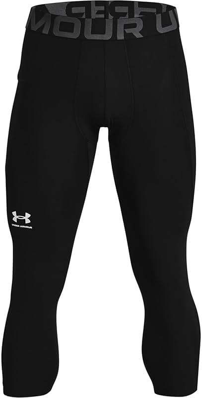 Under Armour Mens HeatGear Armour 3/4 Leggings - Image 1