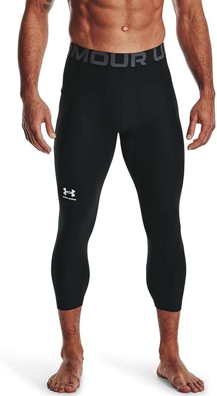 Under Armour Mens HeatGear Armour 3/4 Leggings - Image 2