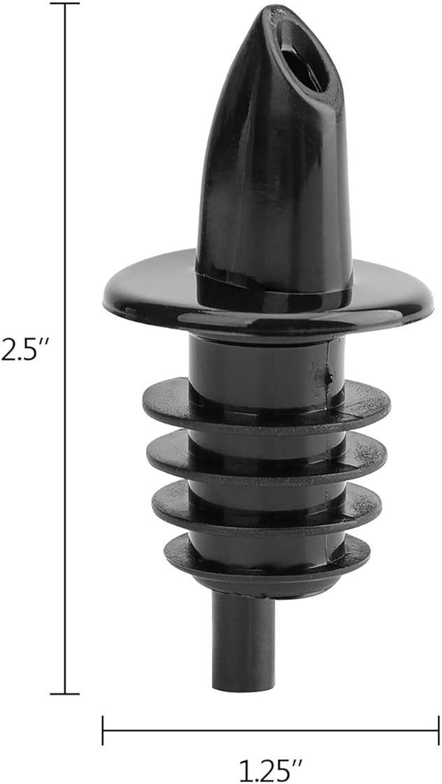 Hedume 50 Pack Bottle Pourers, Free Flow Pourers, Liquor Bottle Pourer Perfect for Pubs, Clubs, Restaurants, Bars, Coffee Shops and Diners - Image 3