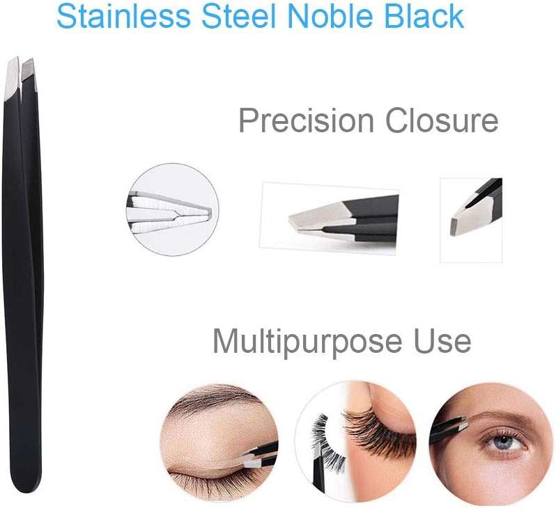 Eyebrow Razor, 5-in-1 Eyebrow Kit, Professional Eyebrow Grooming Set, Eyebrow Trimmer Set for Women and Men, Including Brow Razors Trimmer, Brush, Eyebrow Scissors, Slant Tweezers - Image 6