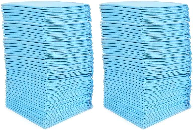 (100 Pads) CalPalmy Ultra Absorbency Pet Toilet Training Pads 18" x 13" Moisture Locking Technology Turns Liquid into Gel - Perfect for Rabbits and Guinea Pigs - Image 1