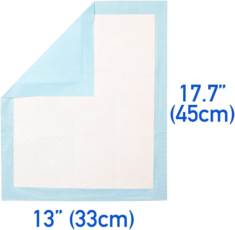 (100 Pads) CalPalmy Ultra Absorbency Pet Toilet Training Pads 18" x 13" Moisture Locking Technology Turns Liquid into Gel - Perfect for Rabbits and Guinea Pigs - Image 2