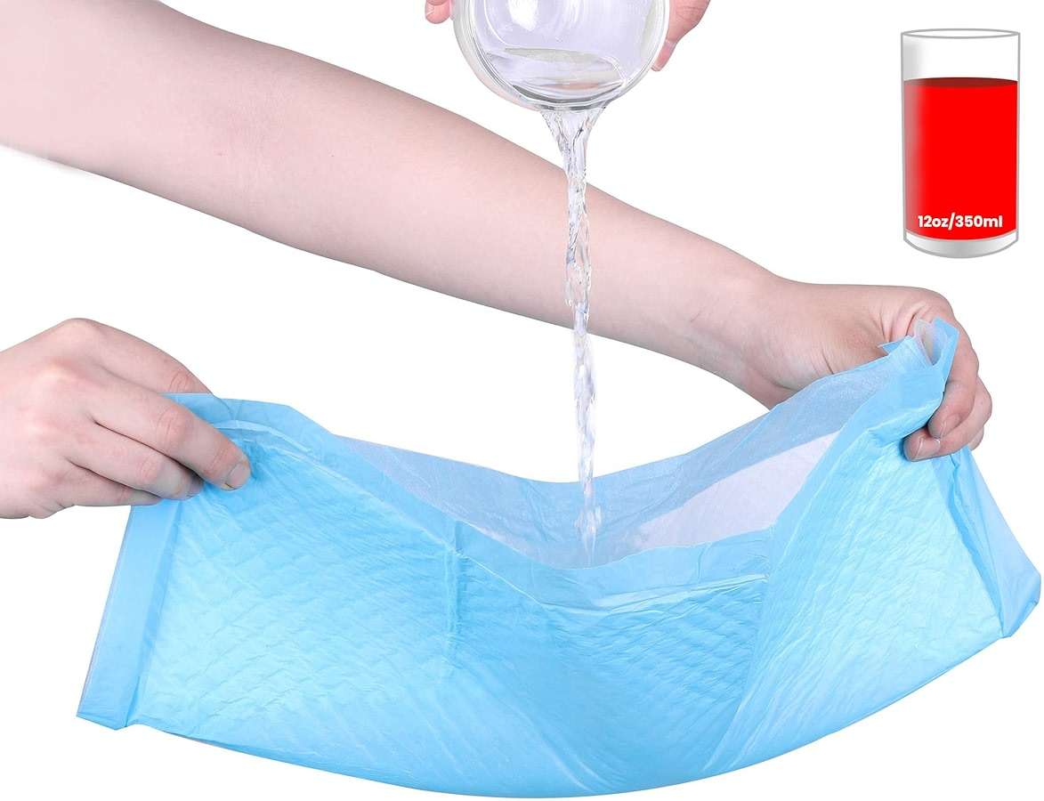 (100 Pads) CalPalmy Ultra Absorbency Pet Toilet Training Pads 18" x 13" Moisture Locking Technology Turns Liquid into Gel - Perfect for Rabbits and Guinea Pigs - Image 6