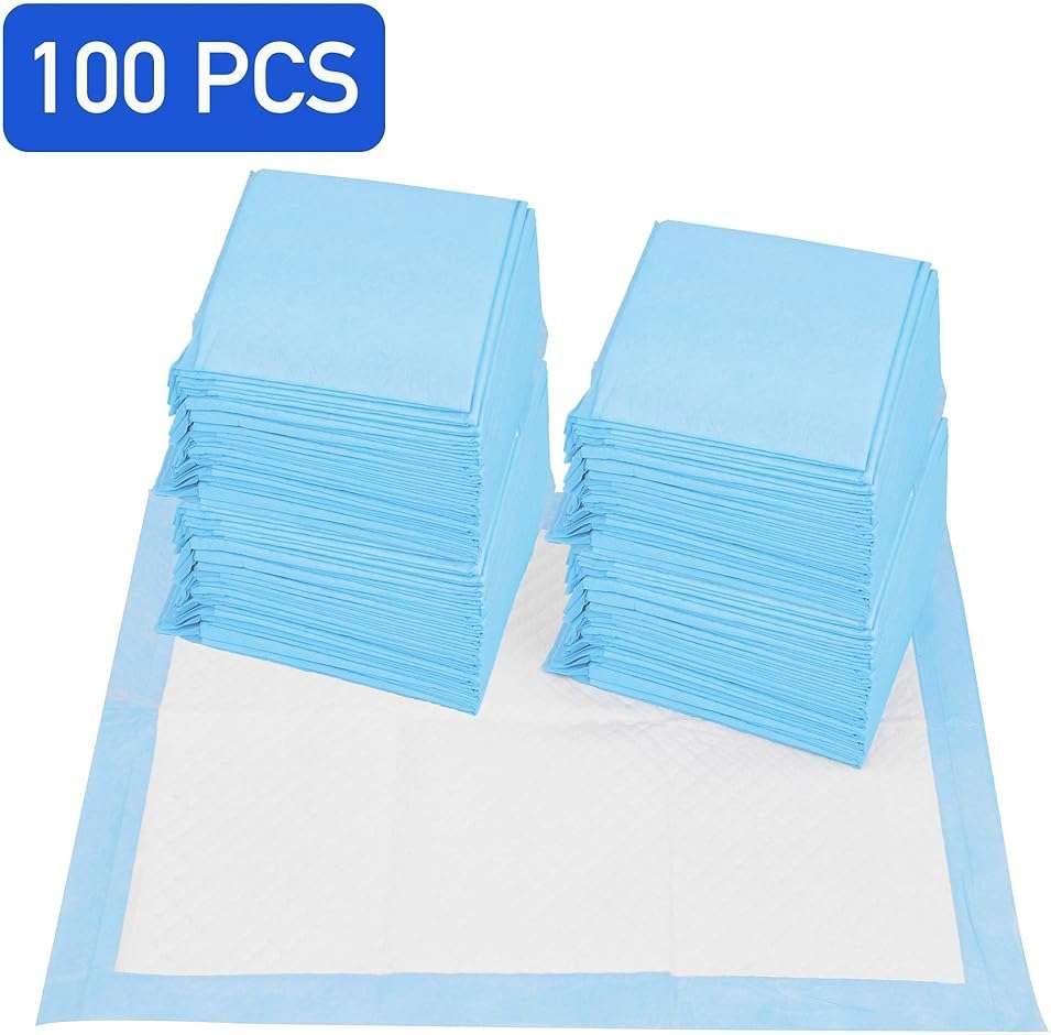 (100 Pads) CalPalmy Ultra Absorbency Pet Toilet Training Pads 18" x 13" Moisture Locking Technology Turns Liquid into Gel - Perfect for Rabbits and Guinea Pigs - Image 7