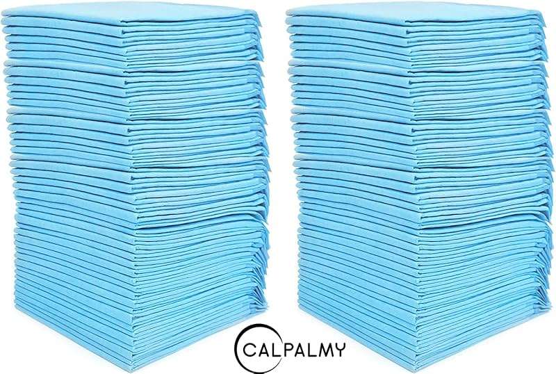 (100 Pads) CalPalmy Ultra Absorbency Pet Toilet Training Pads 18" x 13" Moisture Locking Technology Turns Liquid into Gel - Perfect for Rabbits and Guinea Pigs - Image 8