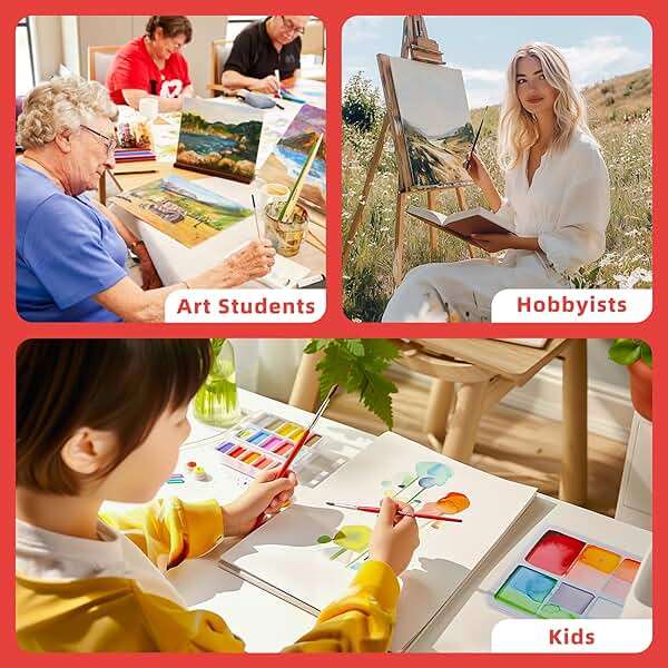 Simetufy Canvas Boards for Painting 52 Pack 8 x 10 Inch Blank Flat Canvas Panels 100% Cotton Pre-Primed for Acrylic & Oil Paint, Art Supplies for Kids & Adults - Image 7