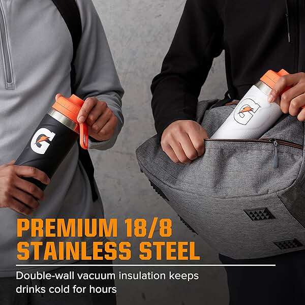 Gatorade Stainless Steel Sport Bottle, - Image 7