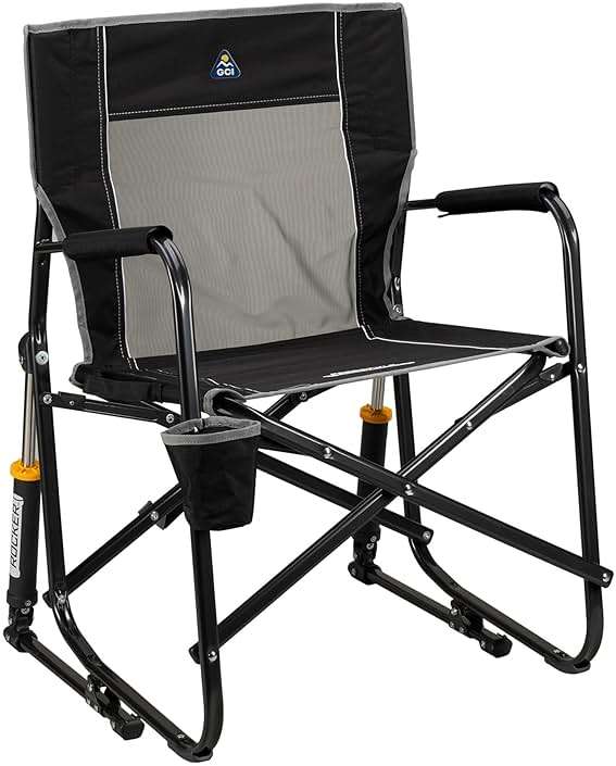 GCI Outdoor Freestyle Rocker Outdoor Rocking Chair with Beverage Holder - Image 1