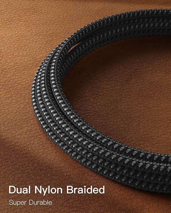 CONMDEX Android Auto USB Cable [Upgrade, 3ft, 2-Pack] 10Gbps USB 3.1 Gen 2 Data Transfer, 3A Fast Charging USB A to Type C Cord, Reliable CarPlay Cable for iPhone 17/16 Pro Max, Galaxy S25/S24 Ultra - Image 4