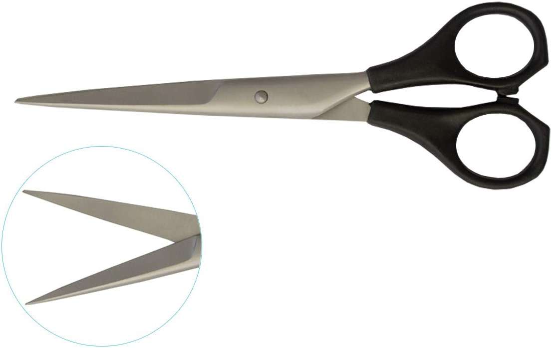 SURGICAL ONLINE Hair Scissors Professional Lightweight Haircut Scissor for Hairdresser, Barber, Salon Stainless Steel Black Handle 6 Inch - Image 3