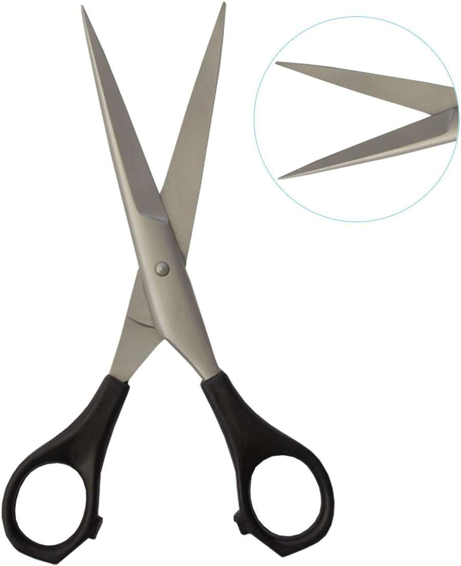 SURGICAL ONLINE Hair Scissors Professional Lightweight Haircut Scissor for Hairdresser, Barber, Salon Stainless Steel Black Handle 6 Inch - Image 4