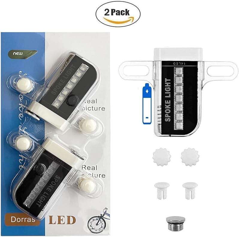 Bike Wheel Lights (2 Pack) - Waterproof LED Bicycle Spoke Tire Lights - 30 Different Patterns Change - Bike Accessories - Black - Image 5