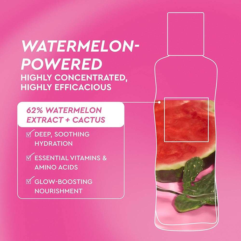 Glow Recipe PHA + BHA Face Toner, Korean Exfoliating Toner for Pores, Gentle Chemical Exfoliant + Hydrating Toner, Watermelon, Cactus Water + Glycerin (150ml) - Image 5