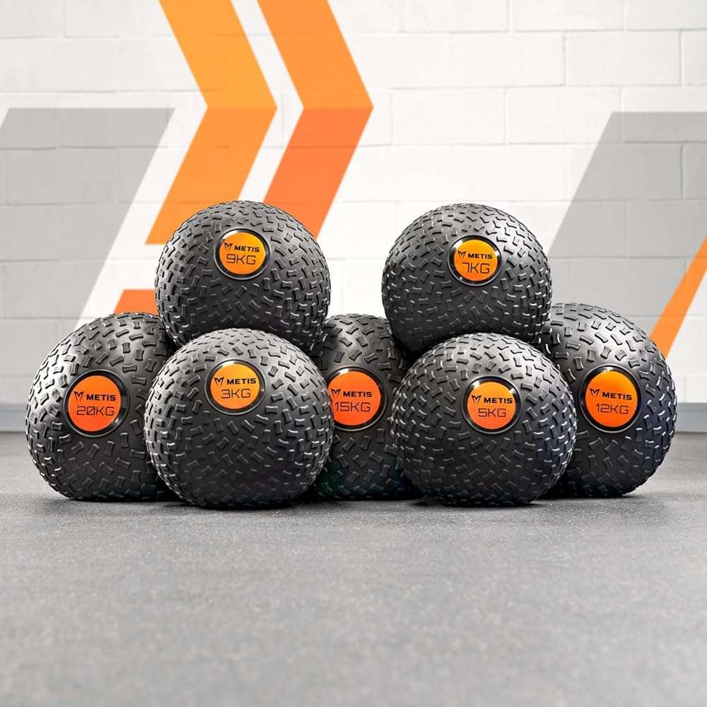 METIS Fitness Slam Balls [7lbs-66lbs] | Build Strength and Improve Fitness with Bounce-Resistant Slam Balls - Available Individually or as a Set - Image 5