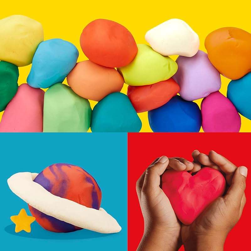 Play Doh Bulk Handout 42-Pack of 1-Ounce Modeling Compound Cans, Back to School Gifts, Prizes, & Party Favors, Kids Arts & Crafts, Preschool Toys, Ages 2+ (Amazon Exclusive) - Image 3