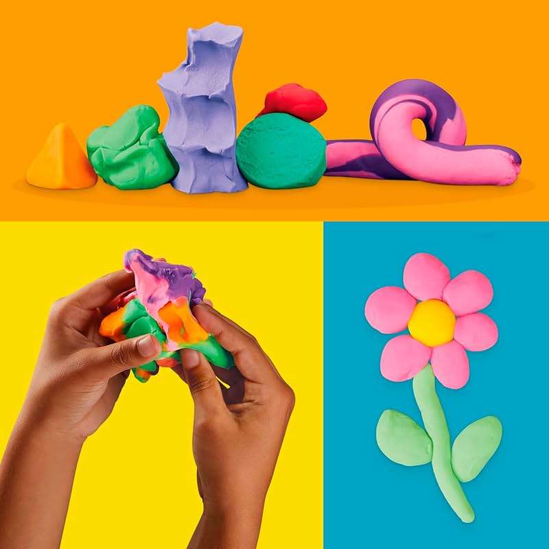 Play Doh Bulk Handout 42-Pack of 1-Ounce Modeling Compound Cans, Back to School Gifts, Prizes, & Party Favors, Kids Arts & Crafts, Preschool Toys, Ages 2+ (Amazon Exclusive) - Image 4