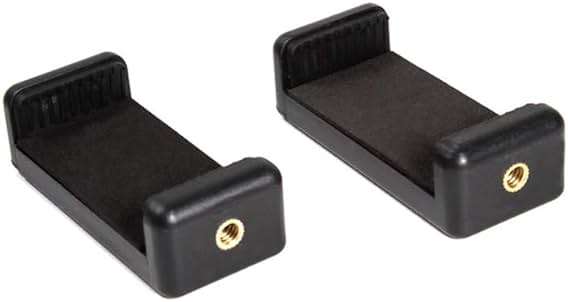 CAMVATE Smartphone Clip Holder with 1/4"-20 Mounting Points (2 Pieces) - 2517 - Image 1