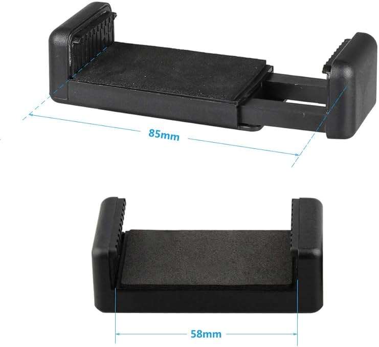 CAMVATE Smartphone Clip Holder with 1/4"-20 Mounting Points (2 Pieces) - 2517 - Image 2