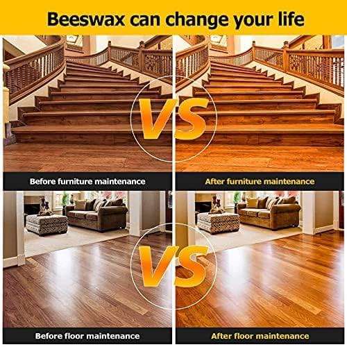 CARGEN Beeswax Wood Polish - Furniture Conditioner and Cleaner for Wood | Restores Aged Furniture, Enhances Grain Depth Shine, Protective Wax for Cabinets, Tables, Furniture, Hardwood Surfaces, 3PCS - Image 6
