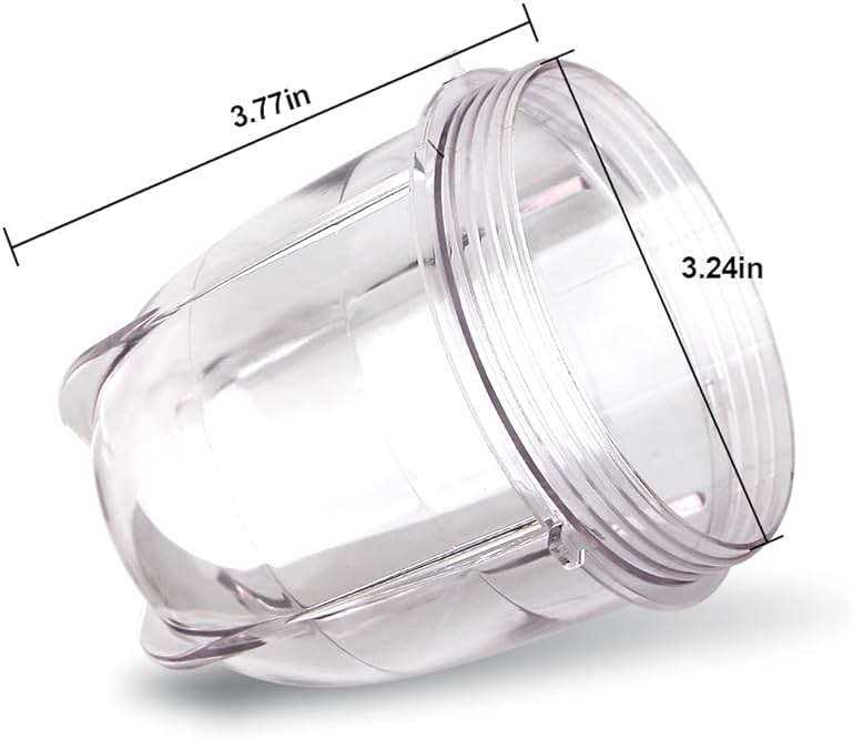 Joyparts Replacement Parts Cups Accessory Compatible with Original Magic Bullet 250W MB1001 Blender (2 12oz cups) - Image 2