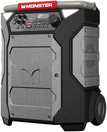 Monster Rockin’ Roller 270 Indoor/Outdoor Portable Bluetooth Speaker | up to 200W of 270 Degree Sound & up to 100 Hours of Playtime - Image 1