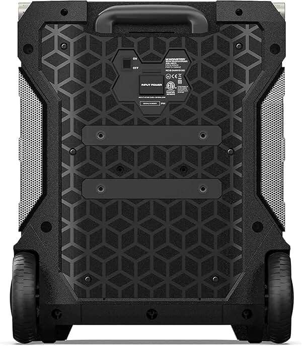 Monster Rockin’ Roller 270 Indoor/Outdoor Portable Bluetooth Speaker | up to 200W of 270 Degree Sound & up to 100 Hours of Playtime - Image 3