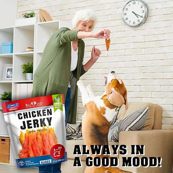 Beloved Pets Dog Treats Chicken Jerky 1.5 lb – Dog Food & High Protein Chews for Large, Medium & Small Breeds – Natural Healthy Training Snacks Strips – Human Grade Bulk Soft Pack – Made for USA - Image 7
