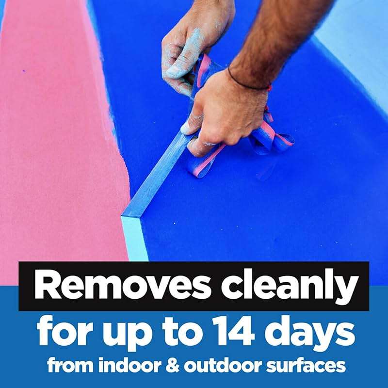 ScotchBlue Original Multi-Surface Painters Tape, 1.5 Inch Wide (1.41 In. x 60 Yds) 16 Rolls, Blue Paint Tape Protects Surfaces and Removes Easily, Masking Tapes for Indoor and Outdoor Use (2090-36EC) - Image 6