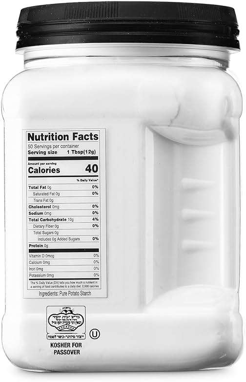 Roots Circle Gluten-Free Potato Starch | 2 Pack of 21oz Jars | No Preservatives or Artificial Ingredients | Kosher for Passover Thickener for Soups Stews, Gravies & Sauces - Image 2