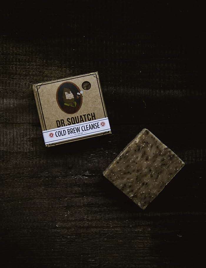 Dr. Squatch Cold Brew Cleanse Coffee Soap Bar – Blend of Shea Butter, Salt, Kaoilin Clay, and Some Top Notch Coffee Beans – Organic Handmade in USA - Image 2