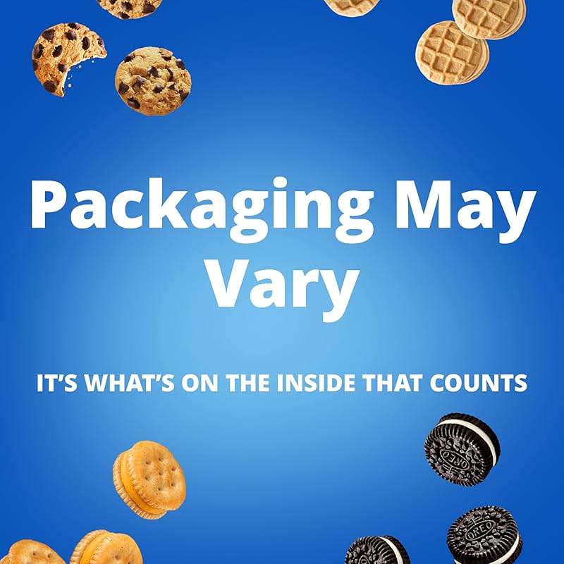 OREO Minis Cookies, CHIPS AHOY! Minis Cookies, Nutter Butter Bites & RITZ Bits Cheese Crackers Variety Pack, 15 Snack Packs - Image 4
