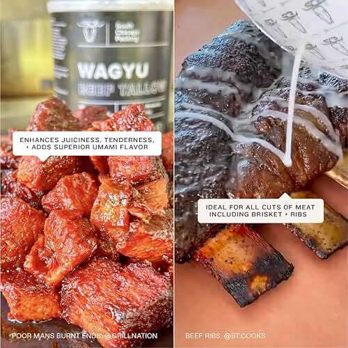 South Chicago Packing 100% Pure Wagyu Beef Tallow, 42 Ounces – Paleo & Keto Friendly Cooking Fat for Searing, Sautéing & Frying - Image 6