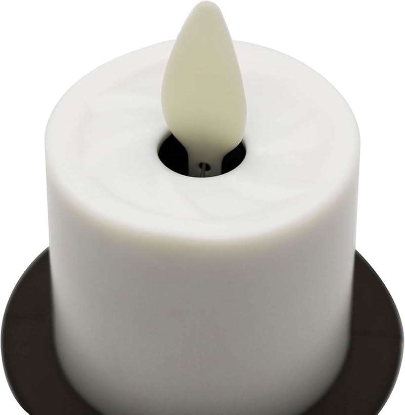 Luminara Flameless Candle Nightlight w/Dusk to Dawn Light Dark Auto Sensor, Bronze Wall Plug Indoor Night LED Light w/Real-Flame Effect Technology, Bathroom Bedroom Hallway, No Remote Needed - Image 6
