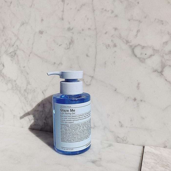 J Beverly Hills Blue Glaze Me Light Styling Hair Gel with Aloe Vera for Moisture, Light Hold, 7 Oz - Image 3