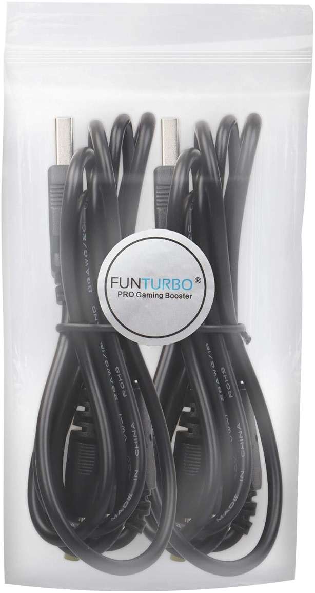 Funturbo PSP Charger Cable, PlayStation Portable Charger PSP Power Cord for Charging Sony PSP 1000 2000 3000 USB Data Cable & Charging Cord 2-in-1 (2 Pack) - Image 7