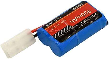 6.4V 2S 900mAh Life Battery KET2P Female Plug P-to-R for RC Model Buggy Car Truck Speed Boat - Image 5