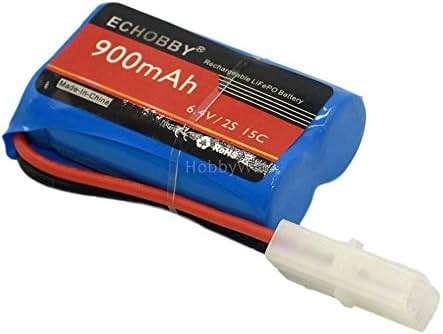 6.4V 2S 900mAh Life Battery KET2P Female Plug P-to-R for RC Model Buggy Car Truck Speed Boat - Image 8