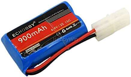 6.4V 2S 900mAh Life Battery KET2P Female Plug P-to-R for RC Model Buggy Car Truck Speed Boat - Image 9