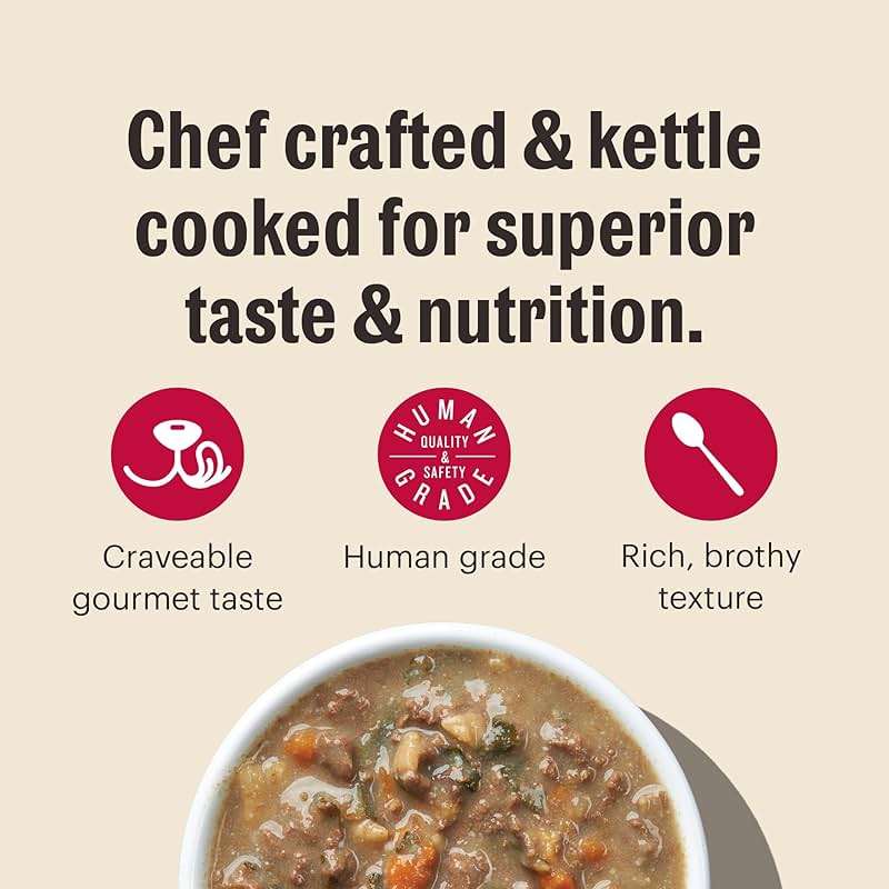The Honest Kitchen Human Grade One Pot Stews Wet Dog Food - Slow Cooked Chicken Stew with Sweet Potato, Spinach & Apples, 10.5 Ounce Box (Pack of 6) - Image 5