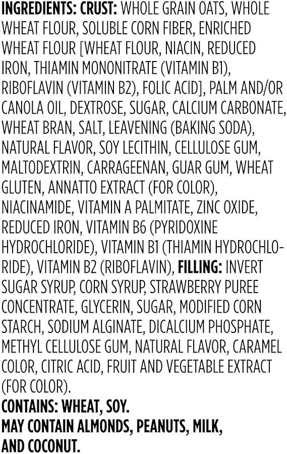 Amazon Grocery, Fruit & Grain Cereal Bars, Strawberry, 10.4 Oz, 8 Ct - Image 3