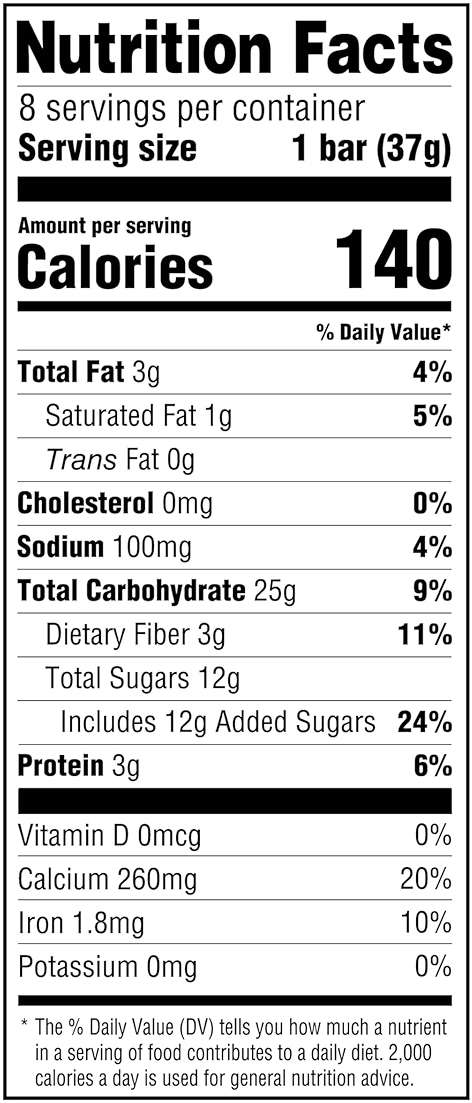Amazon Grocery, Fruit & Grain Cereal Bars, Strawberry, 10.4 Oz, 8 Ct - Image 6