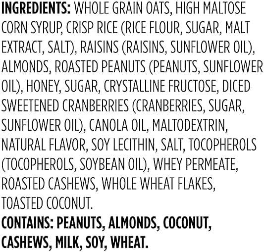 Amazon Grocery, Fruit & Nut Chewy Granola Bars, 7.4 Oz, 6 Ct - Image 3