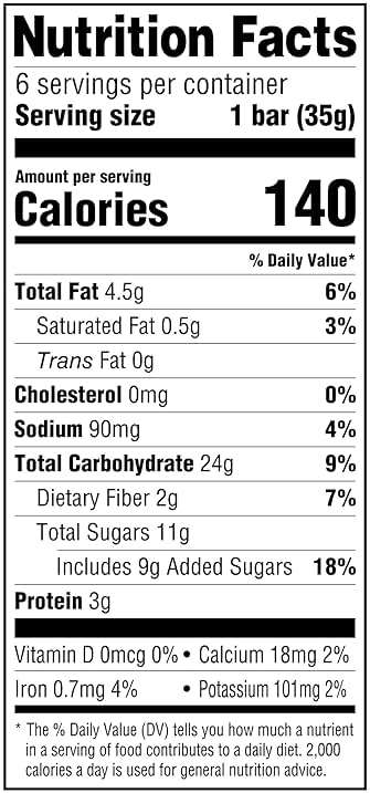 Amazon Grocery, Fruit & Nut Chewy Granola Bars, 7.4 Oz, 6 Ct - Image 6