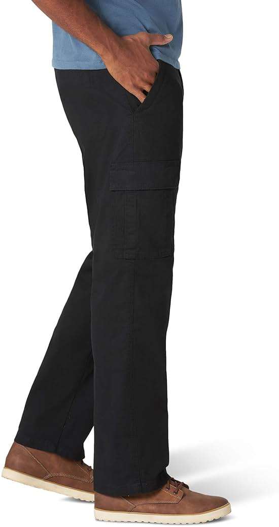 Wrangler Authentics Men's Relaxed Fit Stretch Cargo Pant - Image 3