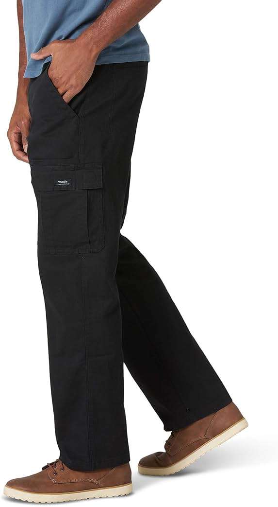 Wrangler Authentics Men's Relaxed Fit Stretch Cargo Pant - Image 4