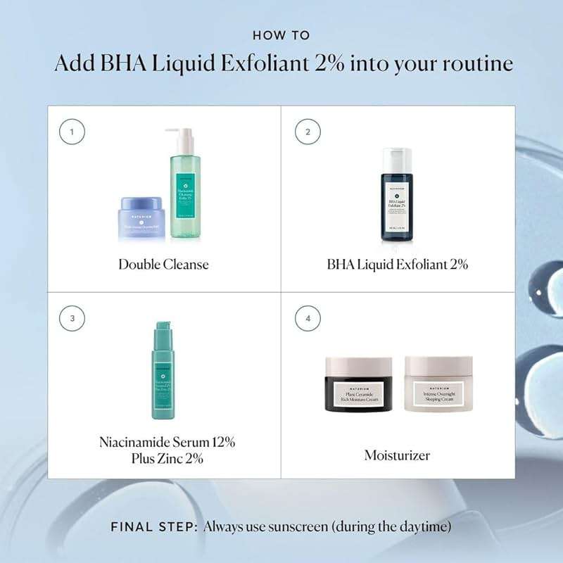 Naturium BHA Liquid Exfoliant 2%, Leave-on Face & Skin Care Exfoliating Pore Treatment, with Salicylic Acid & Bioactive Fruit Acids, Packaging May Vary, 4 oz - Image 6
