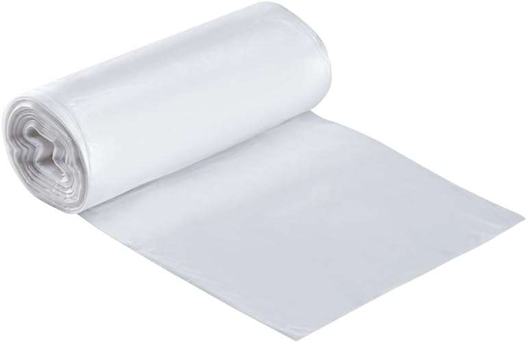Karat Trash Bags [12-16 Gal - 1000 pc] | 6 Microns | Clear High Density Garbage Can Liners | 24" x 33" - Image 2